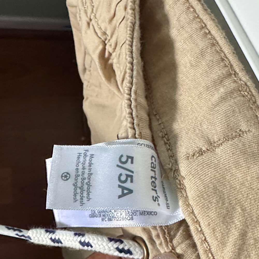 Carter's Kids Casual Tan Pants - Picture 7 of 7